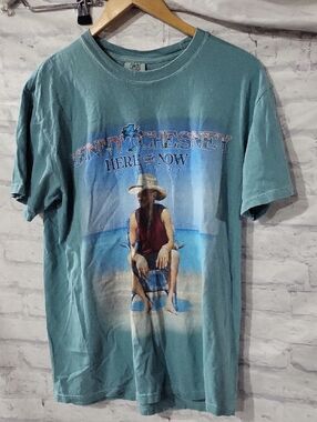 Comfort Colors Teal Kenny Chesney Here & Now Tour Graphic Tee